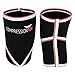CompressionDR Neoprene Knee Sleeve - 7mm Neoprene Compression Knee Sleeve for Women and Men Knee Support for Weightlifting, Powerlifting, Squats - Black/Large