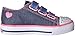 Skechers Kids Girls' Twinkle Toes-Shuffles 10685L Sneaker,Denim/Pink,12 M US Little Kid