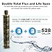 Membrane Solutions Water Filter Straw Survival Filtration Portable Purifier Gear Emergency Preparedness Supply for Drinking Hiking Camping Travel Hunting Fishing