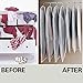 Refrze Garment Bags with Zipper, Garment Cover, 8 Pack Clear Garment Bags, Hanging Garment Bag, Dress Garment Bags for Closet Storage or Travel, Breathable Garment Covers 24'' x 60''/ 8 Pack