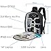CADeN Camera Backpack Professional DSLR Bag with USB Charging Port Rain Cover, Photography Laptop Backpack for Women Men Waterproof, Camera Case Compatible for Sony Canon Nikon Lens Tripod Accessories