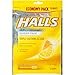 HALLS Relief Honey Lemon Sugar Free Cough Drops, Economy Pack, 70 Drops
