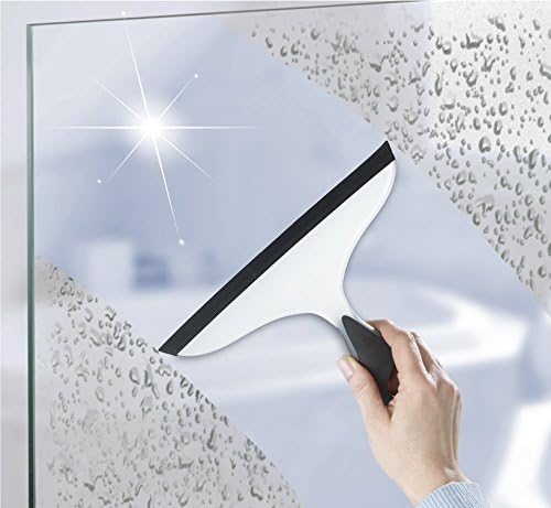 WENKO 18752100 Bathroom Squeegee Loano Black - for Bath and Shower Plastic, 23 x 17 cm, Black, White, 23 x 17 x 2.5 cm - Image 5