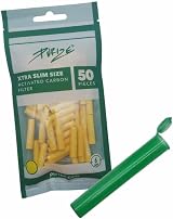 PURIZE 50 Xtra Slim Activated Carbon Filters 6mm + Joint Tube, Colors view 1