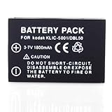 Neewer Rechargeable Li-ion Battery Replacement for the KODAK KLIC-5001 Battery Pack Compatible With KODAK DX Series DX6490, DX Series DX7440, DX Series DX7590, DX Series DX7630 P Series P712, P Series P850, P Series P880, Z / ZD Series Z730, Z / ZD Series Z7590, Z / ZD Series Z760