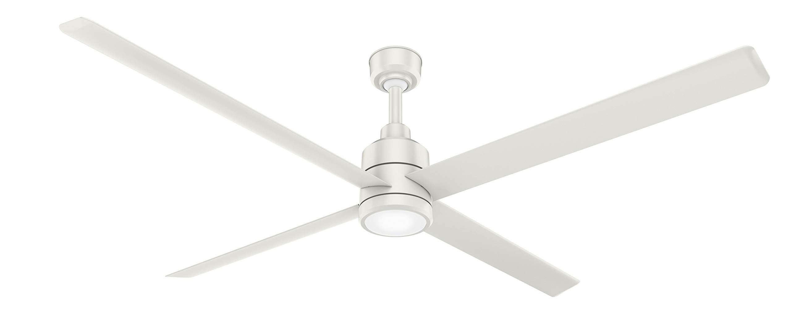 Photo 1 of ** NEW/ HARDWARE INCLUDE** Hunter Fan Company, 76025, 96 inch Trak White Indoor / Outdoor Commercial Ceiling Fan with LED Light Kit and Wall Control