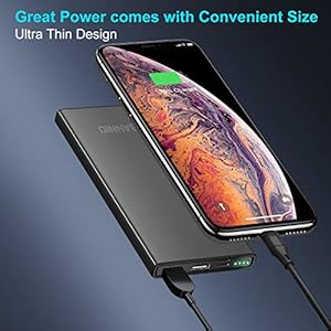 BANNIO Powerbank 10000mAh,Caricabatterie Portatile con 2 Ingressi e 2 Uscite,Ultra Compatta Batteria Esterna Power Bank… - immagine 7