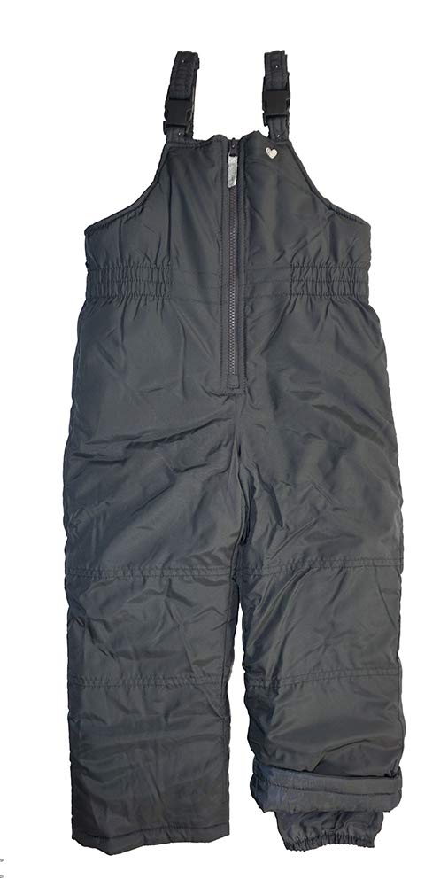 Carter's Girls' Little Snow Bib Ski Pants Snowsuit (Discontinued), Walrus Gray, 4 Image