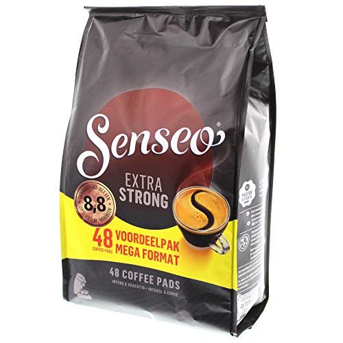 Senseo Kaffeepads Extra Strong / Extra Kräftig, 6er Pack, Intensiver und Vollmundiger Geschmack, Kaffee für…