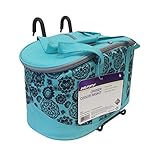 Huffy Quick Release Front Handlebar Bicycle Bike Cycling Portable Lift Off Basket with Canvas Insulated Bag Cooler