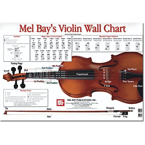 Violin Wall Chart by Martin Norgaard