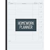 Homework Planner: Undated Assignment Notebook for Elementary, Middle/High School, and College Students