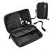 Hard Drive Carrying Case for External Hard Drive | Voice Recorder | Mp3 Player | USB Flash Drive | Earphones, Surfans Portable Digital Accessories Protective Organizer, Black