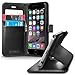 Spigen Wallet S iPhone 6 Case with Foldable Cover and Kickstand Feature for iPhone 6S / iPhone 6 - Black