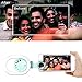 Selfie Light with Phone Clip - Luxsure 3 Modes 135° Rotatable Ring Lighting Kit with Wide Angle Lens Macro Lens, Compatible with iPhone Xs/X/MAX Samsung Most Smartphones