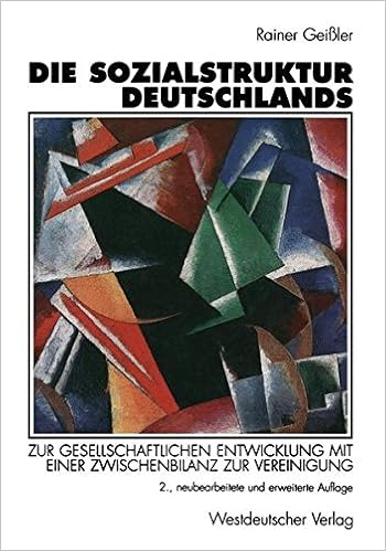 Die Sozialstruktur Deutschlands Zur Gesellschaftlichen - 