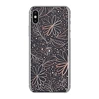 embossi 3D Printed Rose Gold on Charcoal Black iPhone X & Xs Case