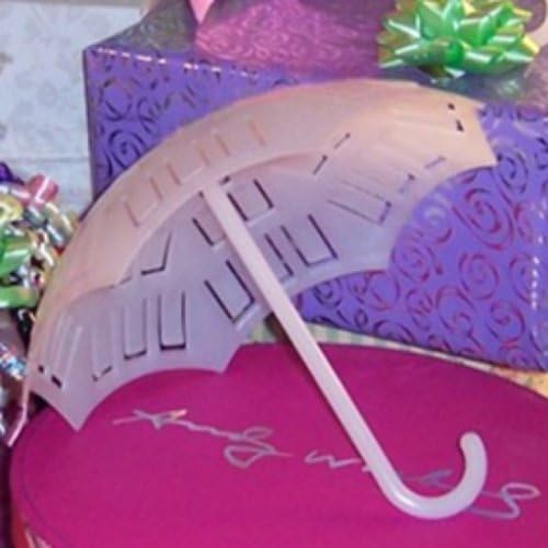 Unique 12" Umbrella for bridal / baby shower good wishes tradition | Detachable handle for that extra versatility | Double-sided rehearsal + bachelorette money bouquet. (View images).