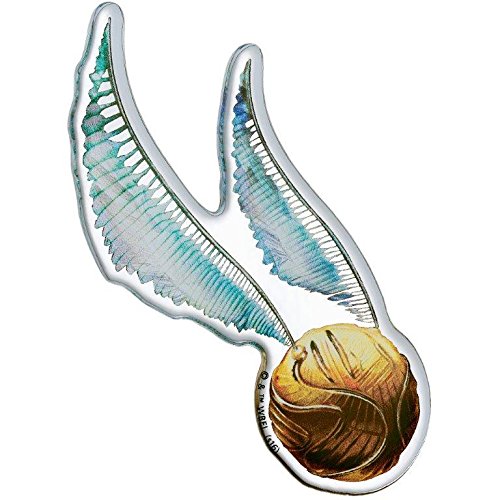 Fan Emblems Harry Potter Car Decal, Quidditch Golden Snitch Domed Chrome Finish Automotive Sticker Emblem, Easily Applies to Most Smooth Surfaces - Vehicles, Laptops, Cellphones, Windows, etc.