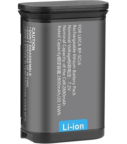 LEICA - Leica　Battery BP-SCL6 Leica Battery BP-SCL6 New-In-Box at Roberts Camera
