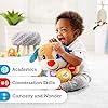 Fisher-Price Laugh & Learn Smart Stages Puppy - UK English Edition, infant plush toy with music, lights and learning…