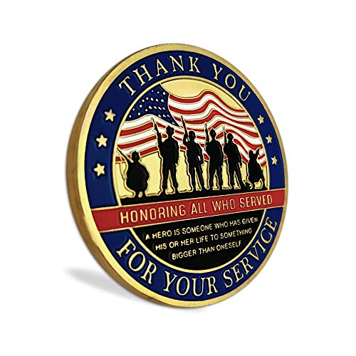 thumbnail image 2 of Thank You For Your Service Law Enforcement Challenge Coin 2 of 14