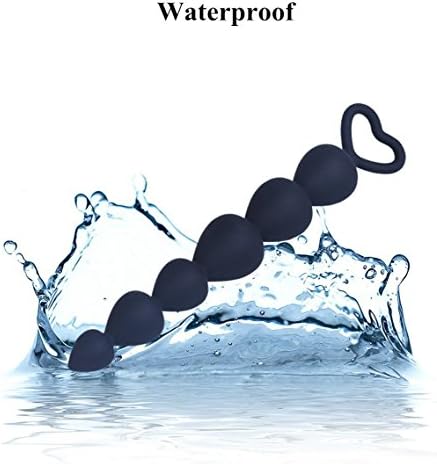 QJXL Adult Toys Unisex 100% Medical Grade Silicone AnAl-BEADS Mood Naughty AnAl-Plug Adult Toy Romance Games