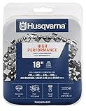 Husqvarna chainsaw chain 18-Inch .050 gauge .325 pitch low kickback low-vibration