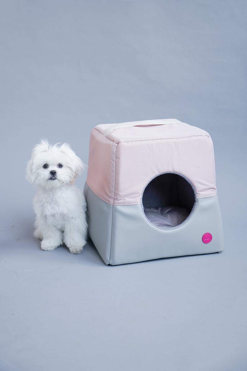 small indoor dog house bed