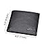 Tonly Monders RFID Blocking Men's Full Grain Leather Wallet Bifold Slim Front Pocket Wallet, Black