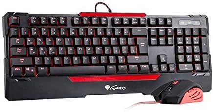 Natec Genesis CX55 gamnig combo set keyboard and mouse, US layout