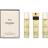 Chanel - No.5 Eau De Toilette Purse Spray Refills 3x20ml/0.7oz