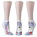 Epeius 6 Pairs Girls'/Women's Cartoon Unicorn Low Cut Socks Colorful Funny Socks with Box Value Pack,White/Pink/Blue/Purple/Beige,Shoe Size 5-8.5