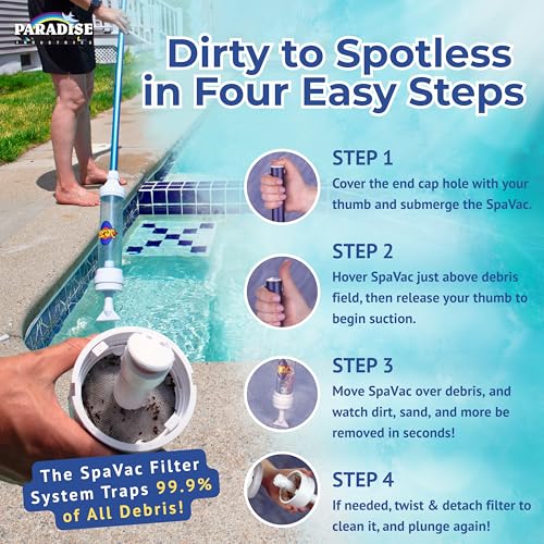 Rola-Chem 6250 Paradise Power Spa Vacuum – Manual Spa Vac for Hot photo 9