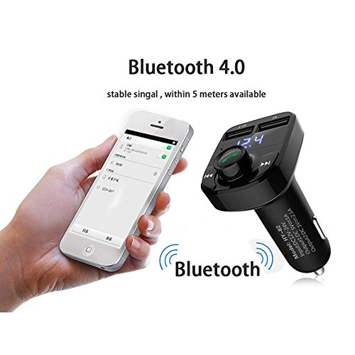 WinnerEco Bluetooth Car MP3 Player FM Transmitter Wireless Adapter Double USB Charger