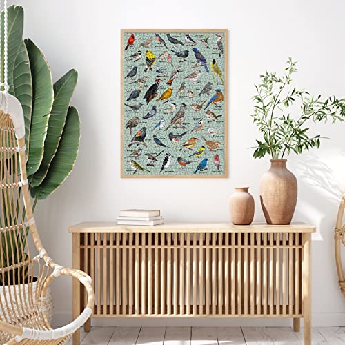 Vintage Bird Puzzle for Adults 1000 Pieces, Hummingbird Nature Puzzle