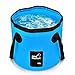 Mrrainbow Collapsible Bucket, Foldable Water Container, 12L Portable Lightweight Pail for Camping,Traveling, Fishing, Gardening,Car Washing, Hiking