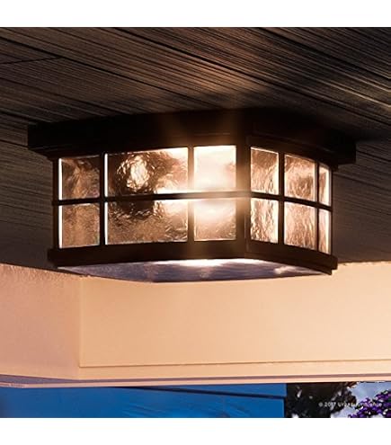 thumbnail interactive-video image 1 of 11-Inch One-Light Flush Mount Ceiling Fixture, Matte Black Finish 1 of 11