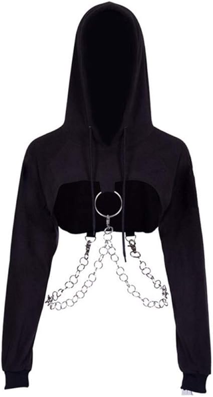 gothic black hoodie
