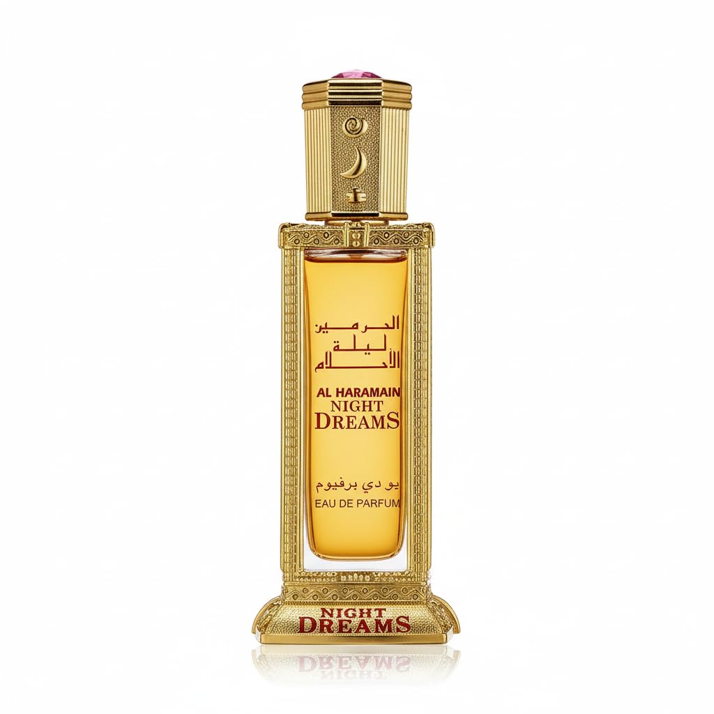 Al Haramain Night Dreams Eau de Parfum 60ml – Unisex Oriental Woody Floral Perfume with Orange, Rose, Saffron & Musk – Long-Lasting Luxury Fragrance Spray