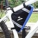 Cycling Bicycle Bike Bag Top Tube Triangle Bag Front Saddle Frame Pouch Outdoor Blue