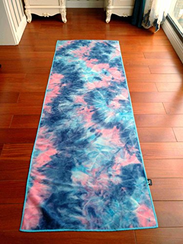 image for Ewedoos Yoga Mat Towel - Super Soft, Sweat Absorbent, Non-Slip Bikram 