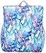 Idea Nuova Frozen 2 Kids Nylon Bean Bag Chair with Piping & Top Carry Handle with Olaf Graphics, Anna & Elsa, Purple, Large