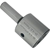 Annular Cutter 1/2" Shank Tool Steel Holder (Hard &amp; Ground) with Lock Screw- Accepts/Suit 19 mm Shank rota broaches (OAL - 75 mm)