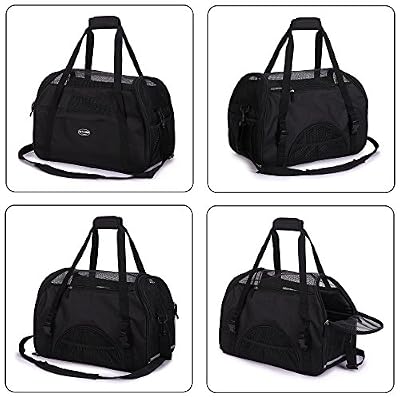 Sac Transport Petit Chien Chat Voyage Porte Pliable Avion