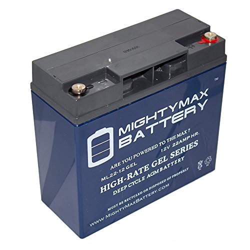 12V 22AH GEL Replacement Battery for Para Systems PML2000 - Mighty Max Battery brand product
