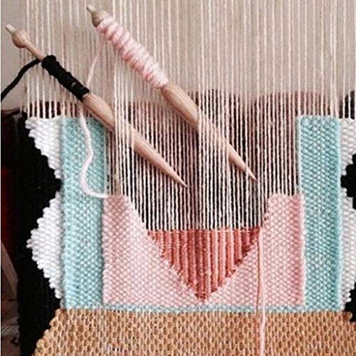 image for Prettyia 4Pcs/Set DIY Weaving Tool Wood Woven Sweater Scarf Tapestry B