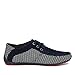 QIDIANTRADE Men's Fashion Casual Boat Gommino Shoes, Lace up Suede Sneaker, Breathable Slip.