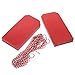 100 Pcs Kraft Paper Price Tags Labels Christmas Gift Tags Christmas Snowflake Hanging Tag with String Rectangle Craft Favor Gift Tags Red
