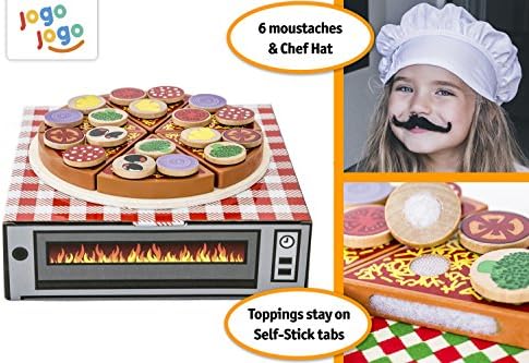 wooden pizza toy set